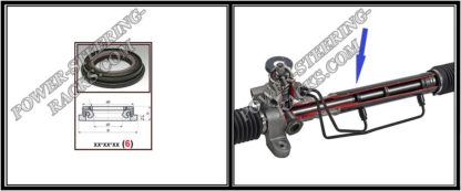 F-00018X Dichtring (Wellendichtring) Lenkgetriebe (Größe reparieren) 22,7*34,2/38*3,2/8