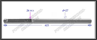 {:en}674.PS38 Electric steering rack shaft TOYOTA RAV 4 III